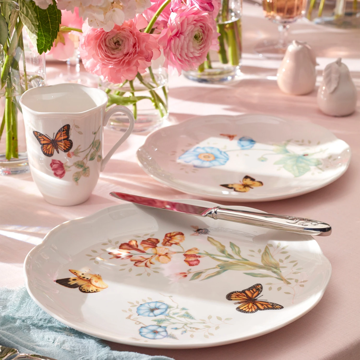 Lenox Butterfly Meadow Monarch Dinner Plate 2 Lenox Butterfly Meadow Monarch Dinner Plate - Image 2