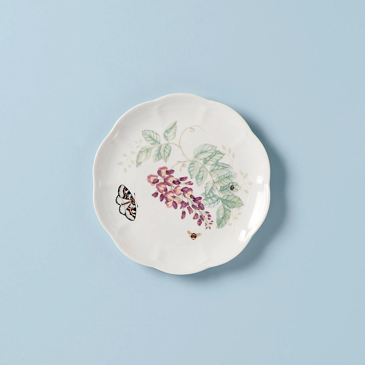 Lenox Butterfly Meadow Blue Butterfly Accent Plate 1 Lenox Butterfly Meadow Blue Butterfly Accent Plate