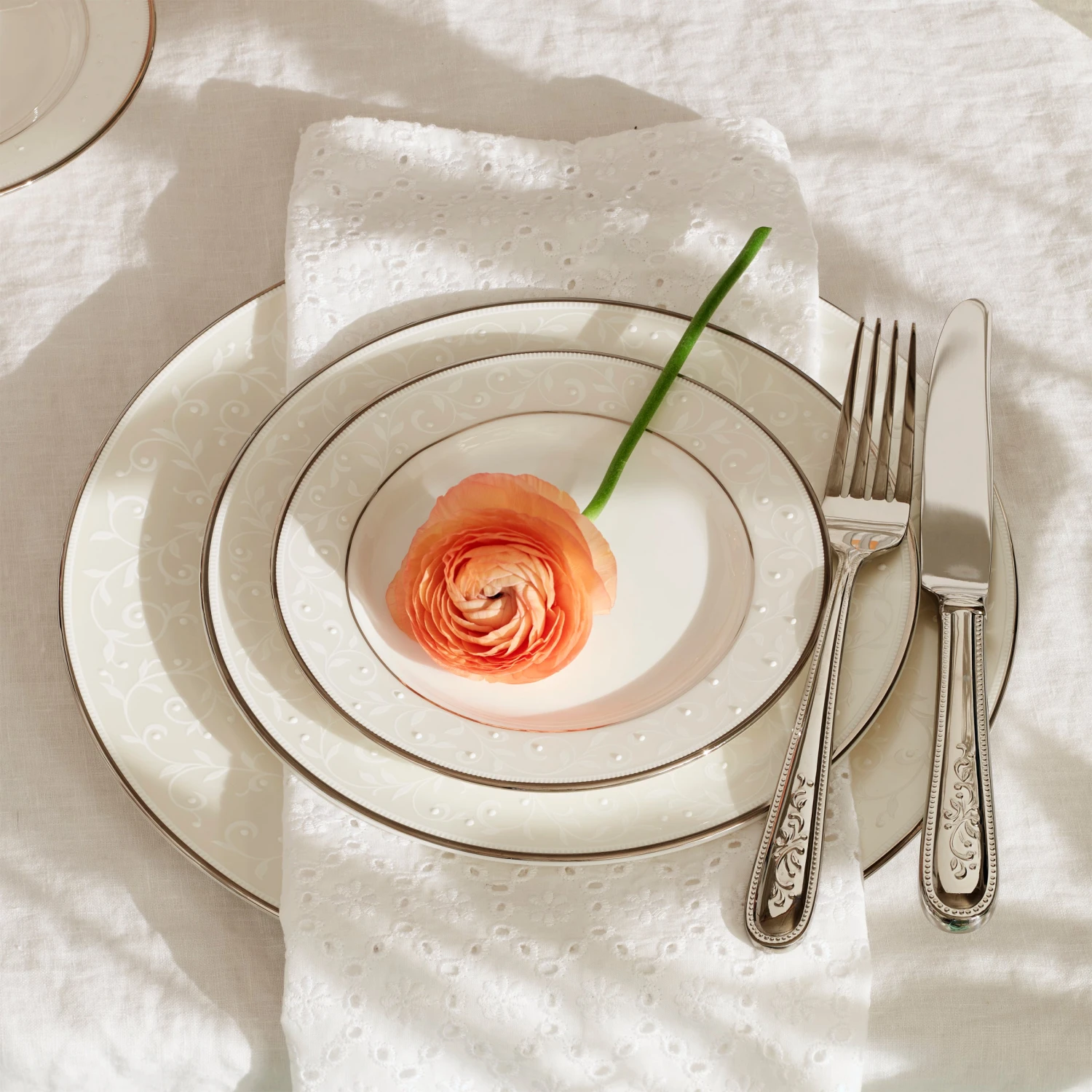 Lenox Opal Innocence 5-Piece Place Setting 4 Lenox Opal Innocence 5-Piece Place Setting - Image 4