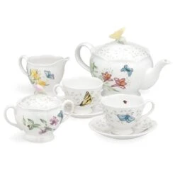 Lenox Butterfly Meadow 7-Piece Tea Set -Tableware Store 6386635 wHR