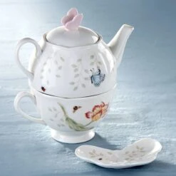 Lenox Butterfly Meadow 3-Piece Tea Set 11 Lenox Butterfly Meadow 3-Piece Tea Set -Tableware Store 6444723 w1 3652c7f5 3a88 47e3 a15c 1dc8daffd846