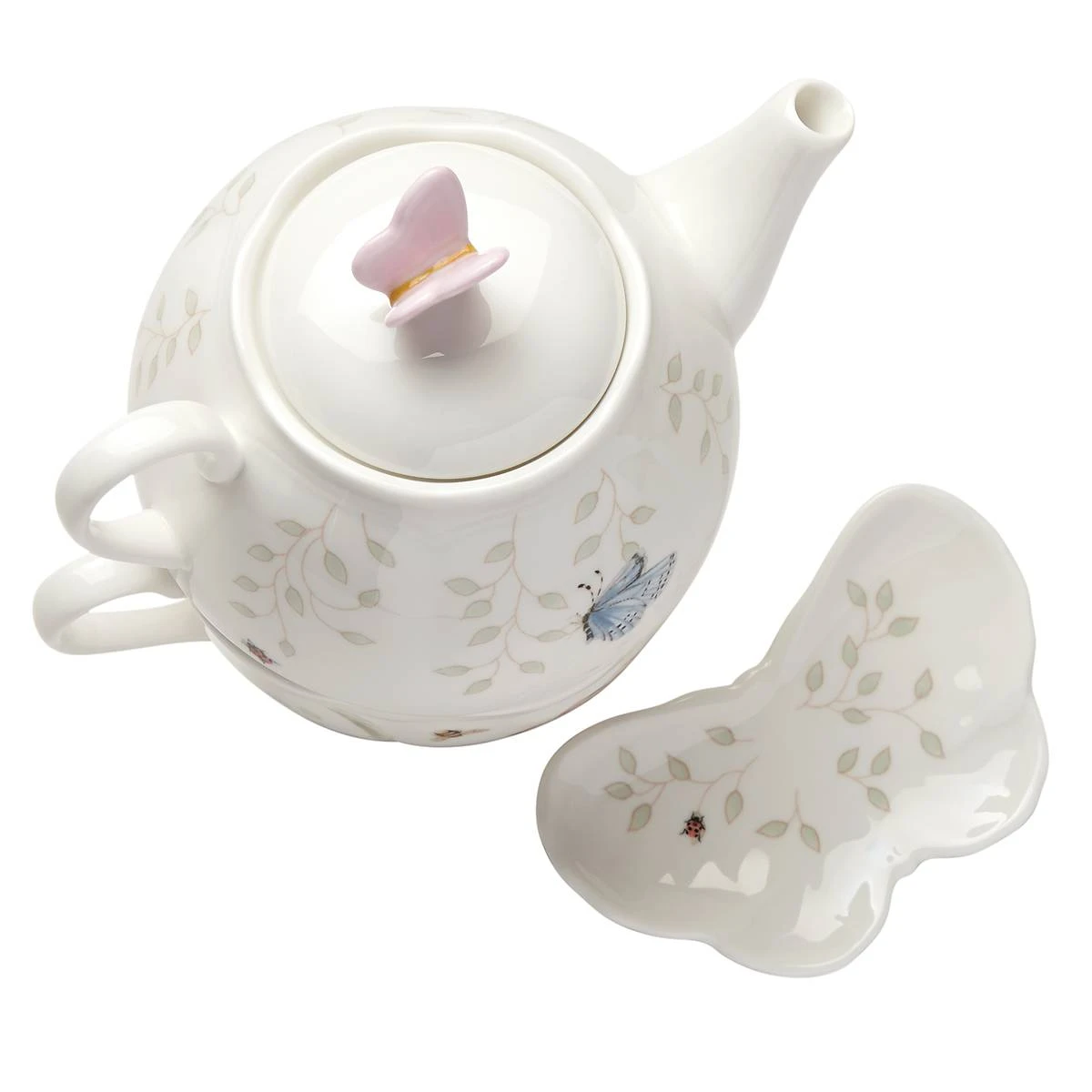 Lenox Butterfly Meadow 3-Piece Tea Set 6 Lenox Butterfly Meadow 3-Piece Tea Set - Image 6