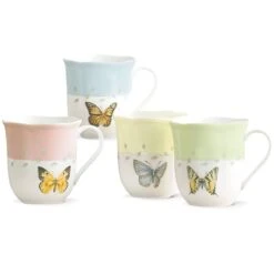Lenox Butterfly Meadow 4-piece Mug Set -Tableware Store 773903 wHR 17d2bf1f f90d 4178 adf5 28aa21043c4a