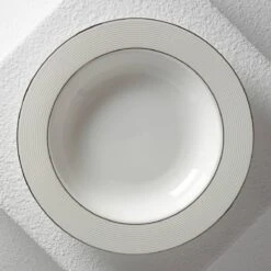 Lenox Opal Innocence Stripe Rimmed Bowl -Tableware Store 806497 w1