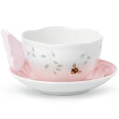 Lenox Butterfly Meadow Figural Pink Cup & Saucer -Tableware Store 806723 wHR fe9b15b6 7e2b 4484 b188 fe81274b64a7