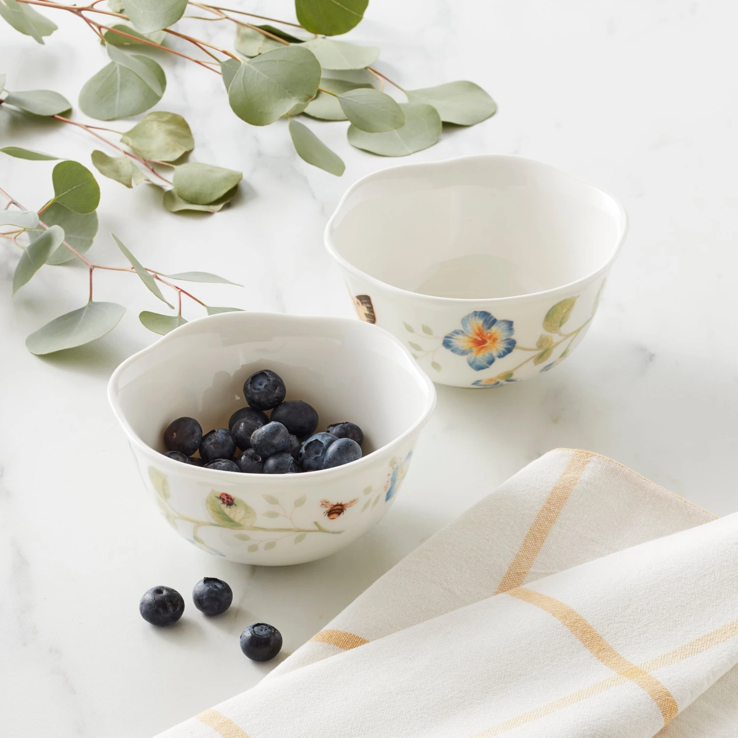 Lenox Butterfly Meadow 2-Piece Dessert Bowl Set 5 Lenox Butterfly Meadow 2-Piece Dessert Bowl Set - Image 5
