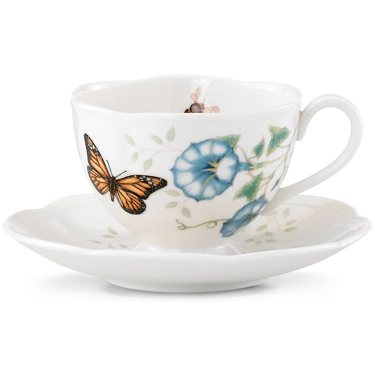 Lenox Butterfly Meadow Monarch Cup And Saucer 3 Lenox Butterfly Meadow Monarch Cup And Saucer - Image 3