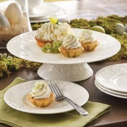 Lenox Opal Innocence Carved 4-pc 7" Dessert Plate Set -Tableware Store 813880 w1 52c09687 7c87 41b4 89c6 b99a7257fc6a