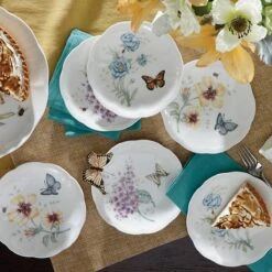 Lenox Butterfly Meadow 6-Piece Tidbit Plate Set -Tableware Store 817046 w1 9e385225 ec8b 4d58 a0d0 c04ce701a6f5