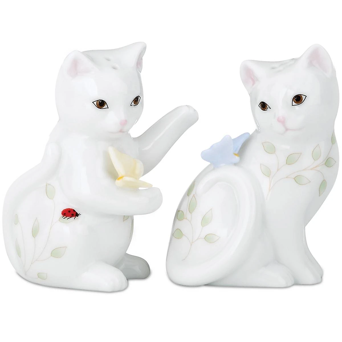 Lenox Butterfly Meadow Figural Kitten Salt And Pepper 1 Lenox Butterfly Meadow Figural Kitten Salt And Pepper
