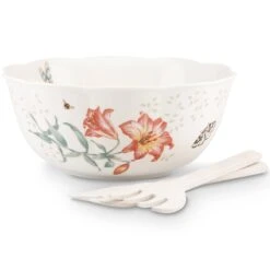 Lenox Butterfly Meadow Salad Bowl & Servers 7 Lenox Butterfly Meadow Salad Bowl & Servers -Tableware Store 820581 wHR 61f96895 b8ac 4151 9ea0 f25f302eb6ff