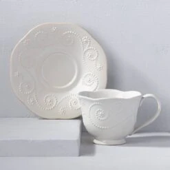 Lenox French Perle ™ Cup And Saucer -Tableware Store 822946 w1