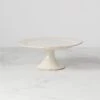 Lenox French Perle Pedestal Cake Plate