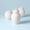 Lenox Opal Innocence Carved 3-Piece Canister Set