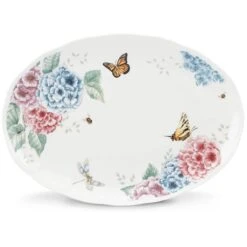 Lenox Butterfly Meadow Hydrangea 16" Oval Platter -Tableware Store 841009 wHR 185dc036 8b0f 4bf5 bb38 83e3a9923509