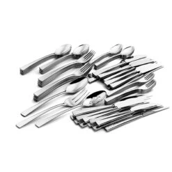 Biscayne 75-Piece Flatware Set 5 Biscayne 75-Piece Flatware Set -Tableware Store 847752 GNP S14 PKG