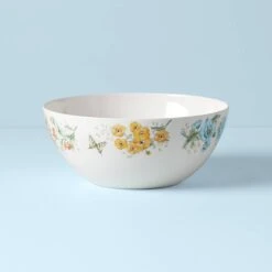 Lenox Butterfly Meadow Melamine Large Serving Bowl