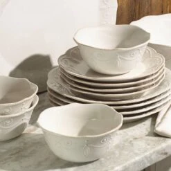 Lenox French Perle White 12-Piece Dinnerware Set 5 Lenox French Perle White 12-Piece Dinnerware Set -Tableware Store 868103 w1 c333c8d1 1363 4967 9a20 2d73f81048ce
