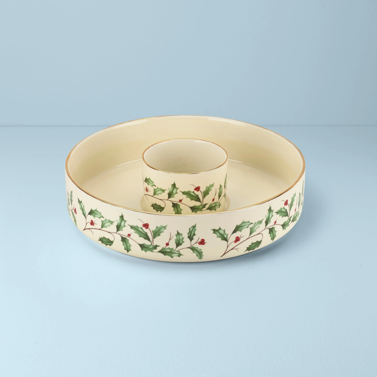 Lenox Holiday Chip & Dip Set 1 Lenox Holiday Chip & Dip Set