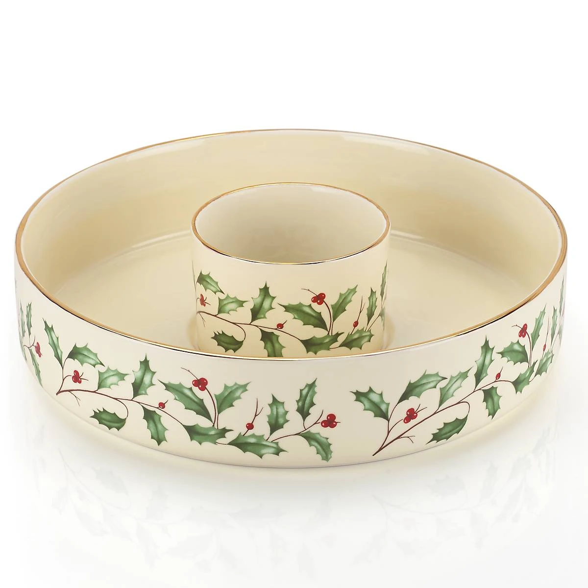 Lenox Holiday Chip & Dip Set 2 Lenox Holiday Chip & Dip Set - Image 2