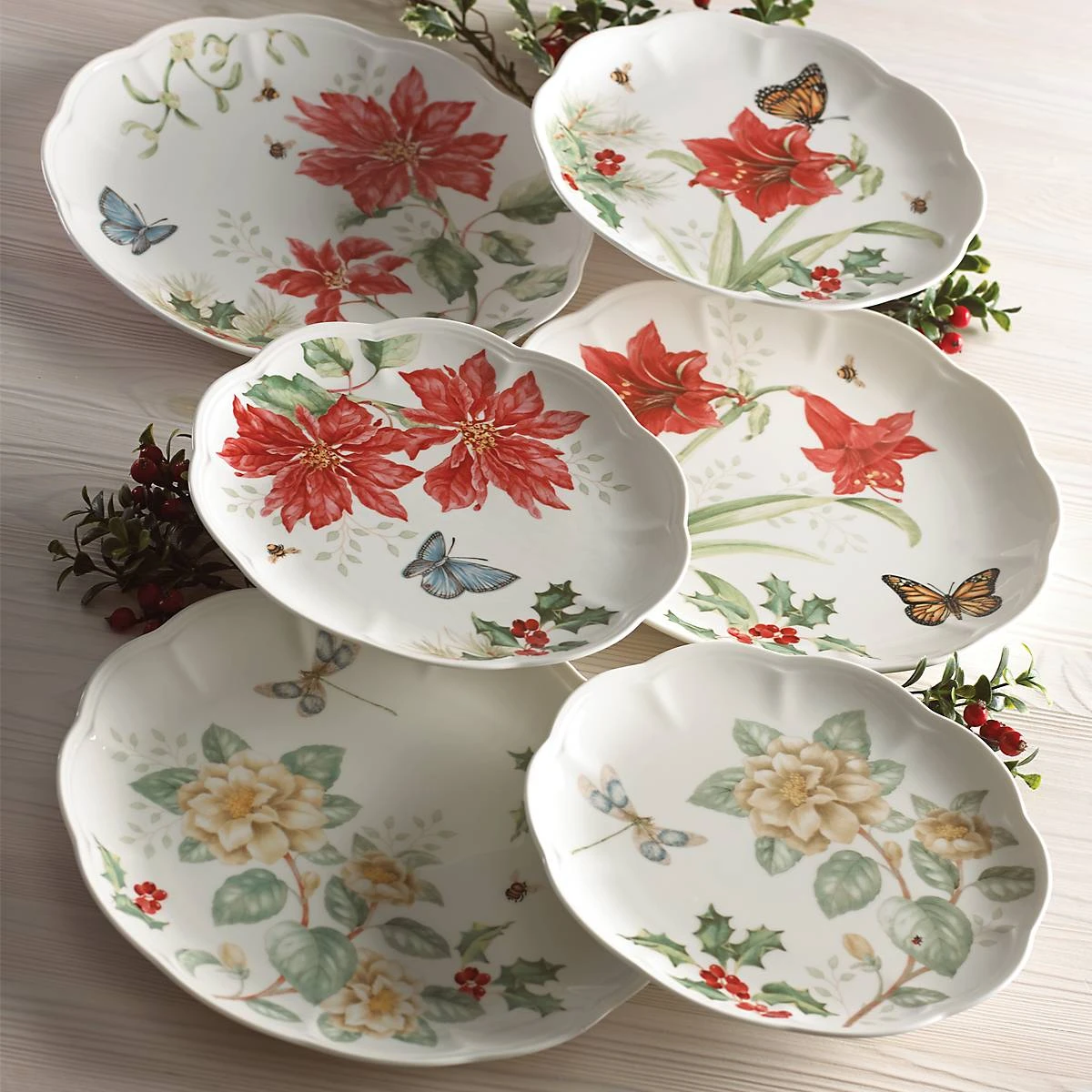 Lenox Butterfly Meadow 18-Piece Holiday Dinnerware Set 4 Lenox Butterfly Meadow 18-Piece Holiday Dinnerware Set - Image 4