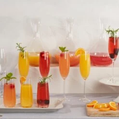 Lenox Tuscany Classics Stemless Flute Set, Buy 4 Get 6 -Tableware Store 884907 845276 894460 LNP F23 FEA 2