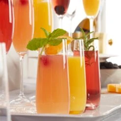 Lenox Tuscany Classics Stemless Flute Set, Buy 4 Get 6 -Tableware Store 884907 845276 894460 LNP F23 FEA 3