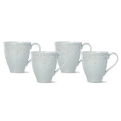 Lenox Chelse Muse Fleur ™ 4pc Mug Set -Tableware Store 885614 wHR