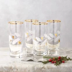 Lenox Holiday Gold 4-Piece Highball Glass Set -Tableware Store 886859 w2 ac8e06f9 1eb0 48f9 94df ffd1ece4db64