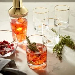 Lenox Holiday Gold 4-Piece Double Old Fashioned Set -Tableware Store 886861 w2 7b8c2902 0111 46ac 9ddf daf71cea68df