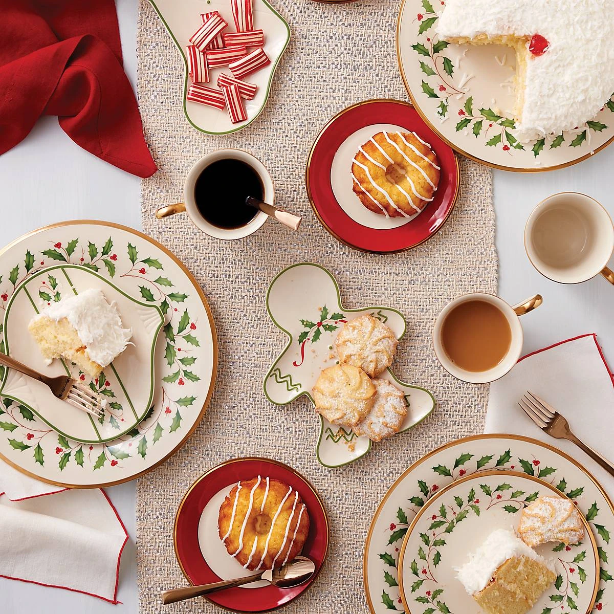 Lenox Holiday Gingerbread Man Accent Plate 5 Lenox Holiday Gingerbread Man Accent Plate - Image 5