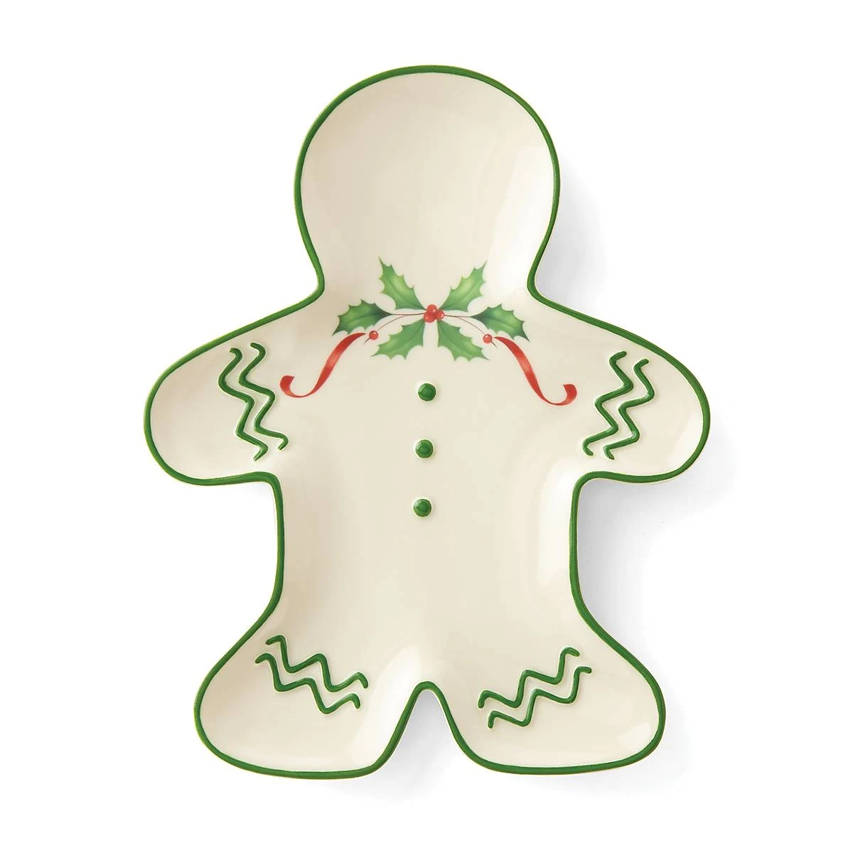 Lenox Holiday Gingerbread Man Accent Plate 2 Lenox Holiday Gingerbread Man Accent Plate - Image 2
