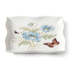 Lenox Butterfly Meadow Square Dish 7 Lenox Butterfly Meadow Square Dish -Tableware Store 887964 w1
