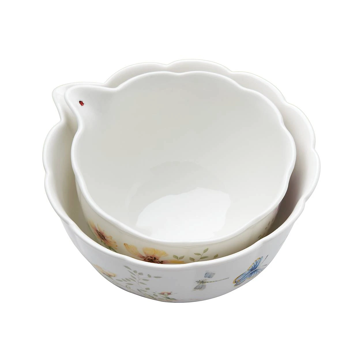 Lenox Butterfly Meadow 2-Piece Nesting Bowl Set 7 Lenox Butterfly Meadow 2-Piece Nesting Bowl Set - Image 7