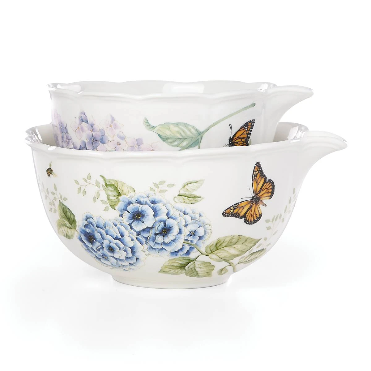 Lenox Butterfly Meadow 2-Piece Nesting Bowl Set 8 Lenox Butterfly Meadow 2-Piece Nesting Bowl Set - Image 8
