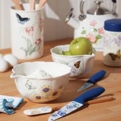 Lenox Butterfly Meadow 2-Piece Nesting Bowl Set 12 Lenox Butterfly Meadow 2-Piece Nesting Bowl Set -Tableware Store 888261 w3
