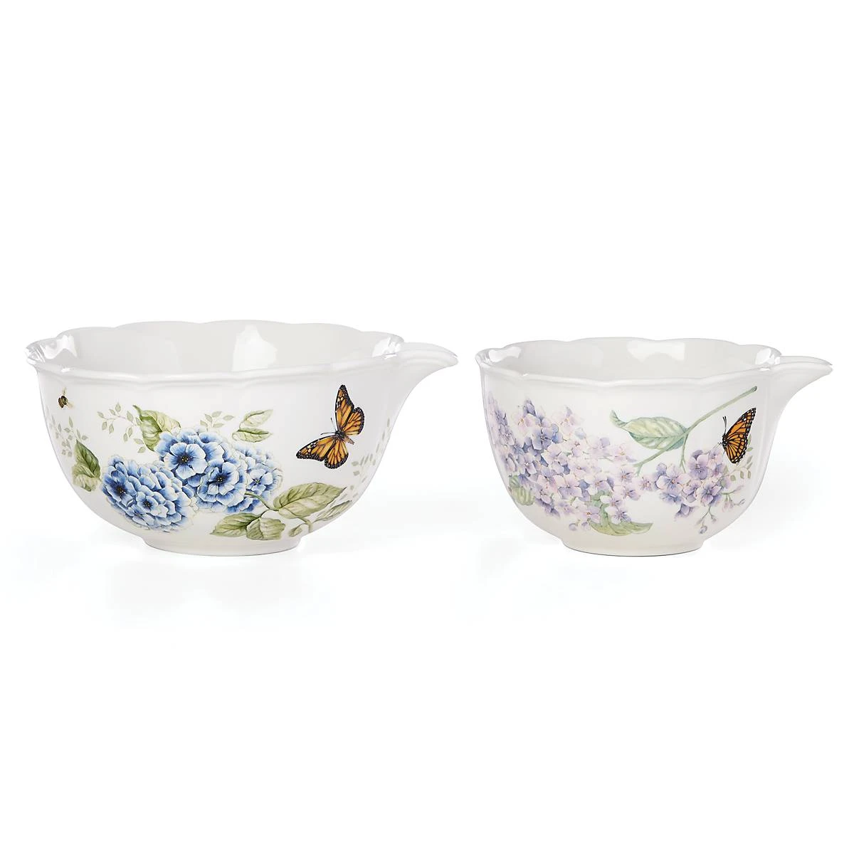 Lenox Butterfly Meadow 2-Piece Nesting Bowl Set 6 Lenox Butterfly Meadow 2-Piece Nesting Bowl Set - Image 6