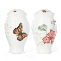 Lenox Butterfly Meadow Salt & Pepper Shakers -Tableware Store 888265 wHR