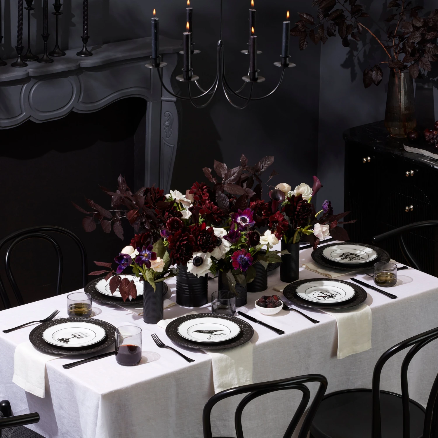 Lenox Vintage Halloween 4-Piece Dessert Plate Set 2 Lenox Vintage Halloween 4-Piece Dessert Plate Set - Image 2