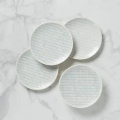 Lenox Textured Neutrals 4-piece Accent Plate Set -Tableware Store 890114 w10