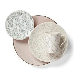 Lenox Textured Neutrals 4-piece Accent Plate Set -Tableware Store 890125 w1