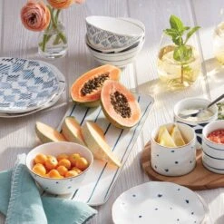 Lenox Blue Bay 4-Piece Dessert Bowl Set -Tableware Store 890196 w11