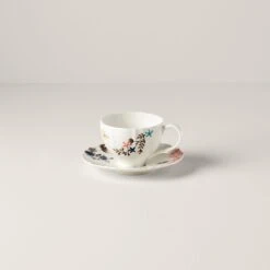 Lenox Sprig & Vine Teacup & Saucer 12 Lenox Sprig & Vine Teacup & Saucer -Tableware Store 890727 w10