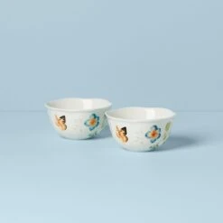 Lenox Butterfly Meadow 2-Piece Dessert Bowl Set 7 Lenox Butterfly Meadow 2-Piece Dessert Bowl Set -Tableware Store 890914 w12