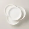 Lenox Profile White Porcelain 4-Piece Dinner Plate Set