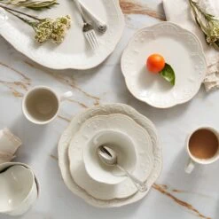 Lenox French Perle 12-Piece Plate & Mug Dinnerware Set -Tableware Store 891288 891286 880128 822967 852578 LNP F23 2 c9c3fbec e3e4 4b05 97ab 097ded20dc9a