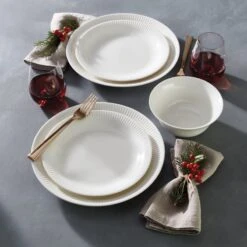 Lenox Profile 12-Piece Dinnerware Set -Tableware Store 893430 w12