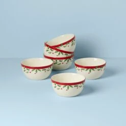 Lenox Holiday 6-Piece Dessert Bowl Set