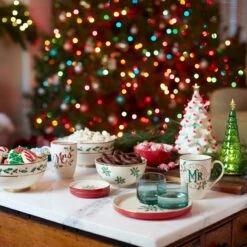 Lenox Holiday Luna 8-Piece Nesting Dinnerware Set -Tableware Store 893494 894181 LHOL 22 FEA LK