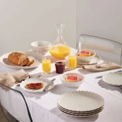 Lenox French Perle Scallop 4-Piece Accent Plate Set -Tableware Store 893544 w11